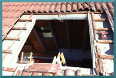 Einbau des Dachfensters