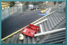 Dacheindeckung mit Faserzementplatten